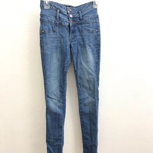 Refuge High Waist Super Skinny Jeans